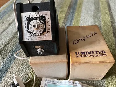 Vintage Corfield Lumimeter  Enlarging Exposure Meter For Darkroom  • £5