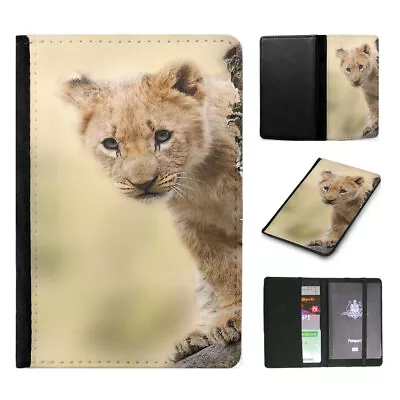 Passport Itinerary Organizer|cute Lion Baby Cub Animal #2 • $14.95