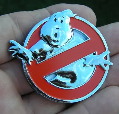 GHOSTBUSTERS CAR BADGE Metal Emblem - Suit Holden Or Ford Ghost Busters Movie • $48.29