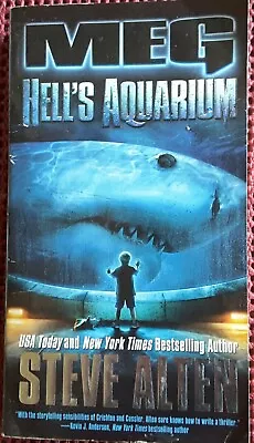 Meg (Megalodon) HELL'S AQUARIUM  Book  2009 By Steve Alten  • $6.15