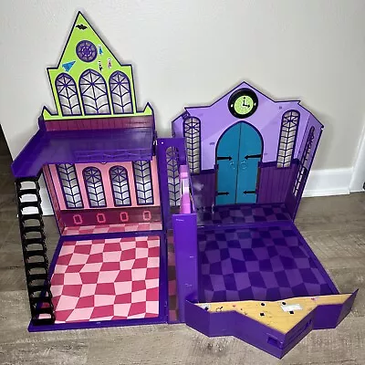 Monster High 2012 High School Play Set Incomplete Coffins Doors Stairs • $39.19