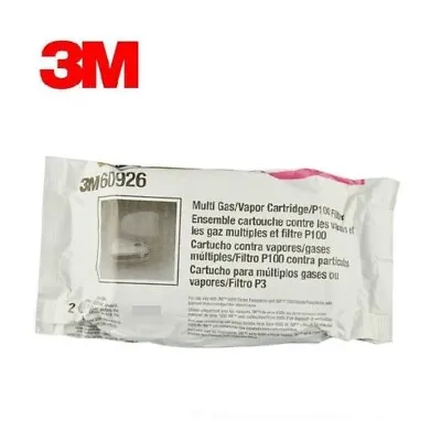 3M 60926 Multi Gas Vapor Replacement PPE Respirator Protection Cartridge Filter • $34.95