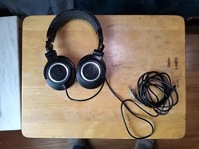 Audio-Technica ATH-M50 Headband Headphones - Black • $10
