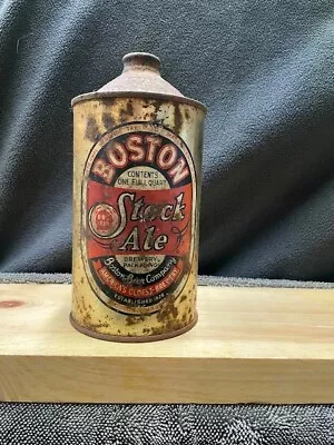 Boston Stock Ale Cone Top Quart Beer Can Collectables.  Boston Beer Co • $49.74