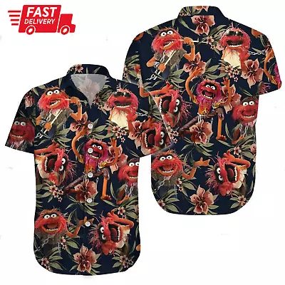 Animal Muppets HAWAIIAN Shirt Animal Muppets Button Up Shirt US Size • $10.22