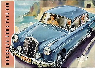 Mercedes-Benz 220 Ponton 1955-56 UK Market Sales Brochure • $118.75