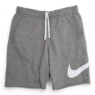 Nike Sportswear Club Men's Fleece Knee Length Shorts Grey Sz Medium • $49