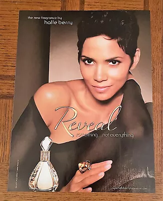 Halle Berry Reveal Fragrance Magazine Ad • £3.16