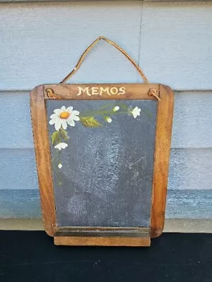 Vintage Wall Mounted Wood Framed Chalkboard Sign Retail Cafe Menu 8x11  Trl7#38 • $14.53