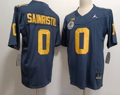 Michigan Wolverines #0 Mike Sainristil Jersey All Stitched • $51.99