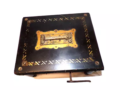 Antique Inona Crank Music Box Roller Organette Music Box • $395