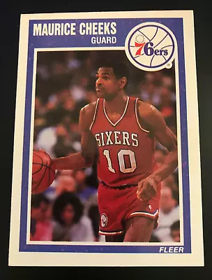 1989-90 Fleer Maurice Cheeks #115 76ers • $0.99