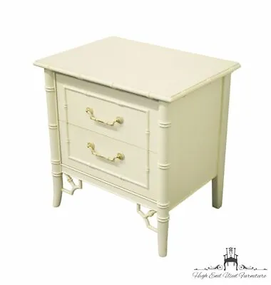 $449.99 • Buy THOMASVILLE FURNITURE Oyster Bay Collection Asian Inspired Faux Bamboo White ...