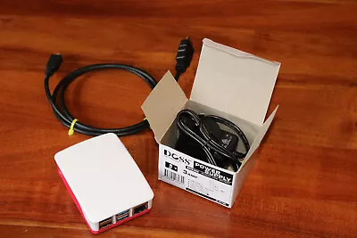 $135 • Buy Raspberry Pi - Model 4B, 4GB, Raspi Case, 32Gb SD Card, Power Supply, HDMI Cable