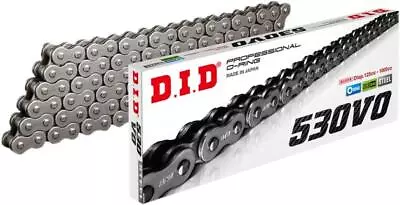 DID 530 VO Series O-Ring Chain 104 Links Natural With Rivet Master Link • $99.81