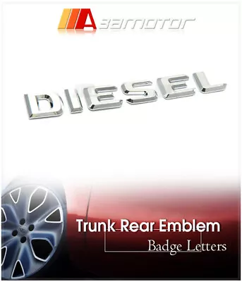 Trunk Lid Rear Emblem Badge Letters DIESEL Fit For Mercedes W204 C W221 S W212 E • $19.94