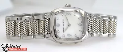 David Yurman Thoroughbred T304-XS Mother Of Pearl Diamond Dial Watch • $1250