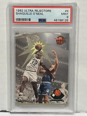 PSA 9 1992-93 Fleer Ultra Rejector Shaquille O'Neal #4 Rookie RC HOF Mint • $59.95