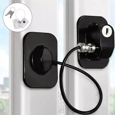 $12.53 • Buy Refrigerator Door Lock With Keys Child Safety Fridge Lock Strong Glue Adhesive N