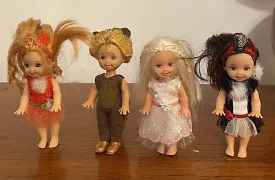 £22 • Buy Barbie Kelly Dolls Swan  Lake Bundle Of 4 Mattel 2003 Tommy Vintage
