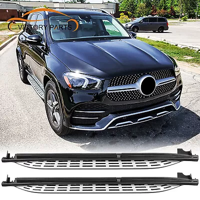 2pcs Running Boards Side Step Nerf Bar Silver For Mercedes Benz GLE V167 18 - • $159.99