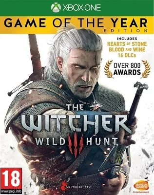 The Witcher 3 Wild Hunt Game Of The Year Edition  Xbox One Brand New Sealed • $45