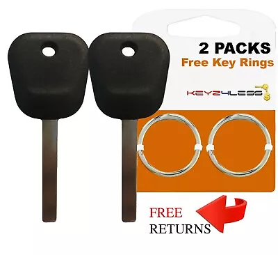$13.95 • Buy 2 Uncut Transponder Key Replacement For GM ID46 GM Circle + Chip B120-PT 