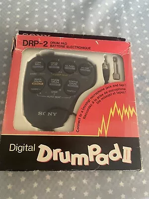 Sony Drum Pad DRP-2 Drum Machine Made In Japan Vintage • $67.82