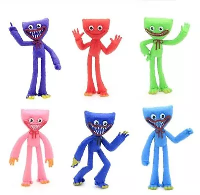 6PCS Poppy Playtime Huggy Wuggy Doll Toy Game Action Figure Gift Set • £16