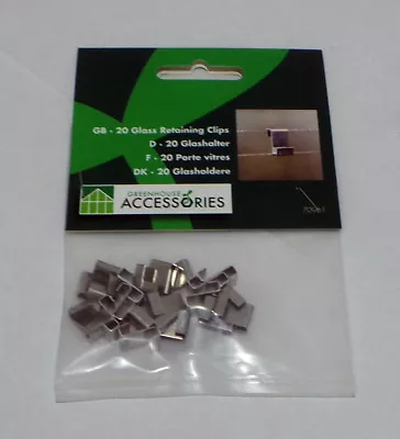 £5.49 • Buy 20 Juliana Z Glazing Clips Eden Halls Greenhouse Glass Clips  