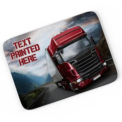 Personalised Mouse Mat Lorry Computer Mouse Pad PC Work Office Trucker LB002 • £7.95