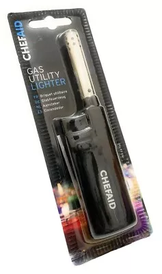 ChefAid Mini Gas Lighter Refillable Camping Kitchen Candle Small Gas Lighter BBQ • £3.99