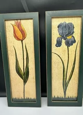 Warren Kimble Tulip And Iris Folk Art. Primative Prints. Perfect For Any Decor. • $44.99