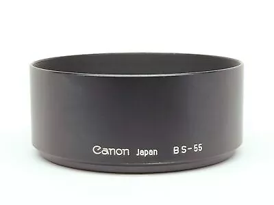 [Mint] Canon BS-55 Bayonet Metal Lens Hood Shade For FD 50mm F1.4 1.8 JAPAN K334 • £51.53