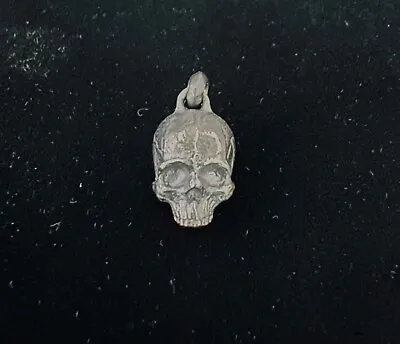$139.99 • Buy Black Skull Small Pendant Amulet David Yurman .925 Sterling Silver 