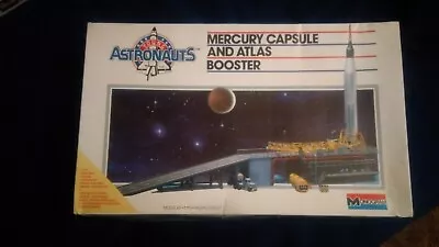 Monogram Mercury Capsule / Atlas Booster Kit In 1/110 Scale Open Box. 1987 • $50