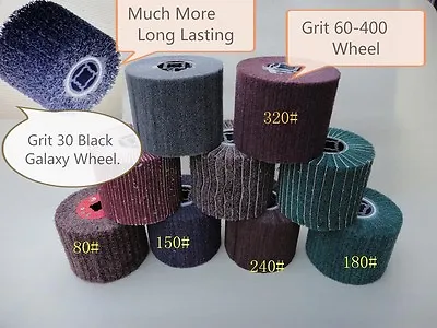 6 Wheel Non-woven Silicon Carbide Zirconia For Burnishing Machine Fits Metabo • $199.99