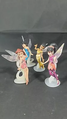 £7.99 • Buy 4 X Disney Store Tinkerbell Fairy Figures Bundle Play Set Toys 