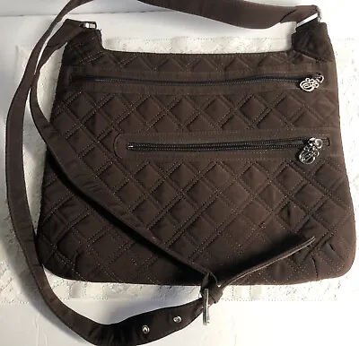 Vera Bradley Brown Microfiber Crossbody Bag  • $15.90