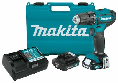 Makita FD09R1 12V Max CXT® Lithium-Ion Cordless 3/8  Driver-Drill Kit (2.0Ah) • $98.99