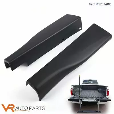 Fit For Ford F250 F350 2010-2016 Pair Flex Step Tailgate Cap Molding Trim Black • $15.28