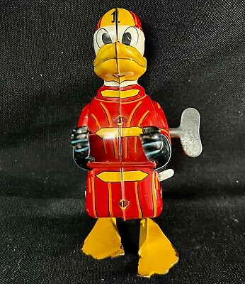 Vintage Linemar Toys Tin Litho Walt Disney Ladder Climbing Donald Duck • $58.49