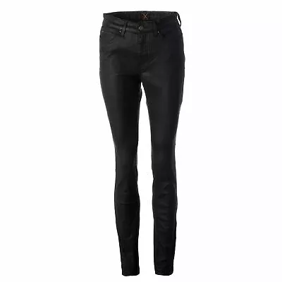 MAC Trousers Dream Skinny Ld43 3d Heat Pr 646187 Size L32 W38 Black • £49.94