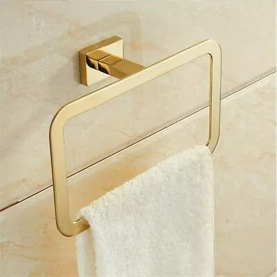 Gold Color Modern Decoration Wall Mounted Towel Hanger Rack Toilet Paper Hook  • $91.99