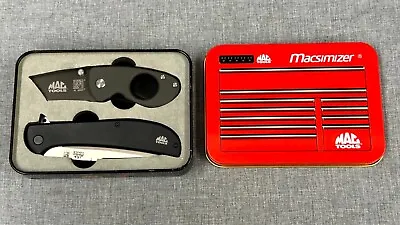 Al Mar Mac Tools Havana Clipper Cigar Cutter/ Pocket Knife Gift Set Macsimizer • $151.95