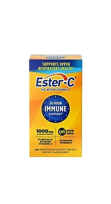 Ester-C Vitamin C Immune Support Tablets 1000 Mg 120 Ct .Exp:07/2027 • $18