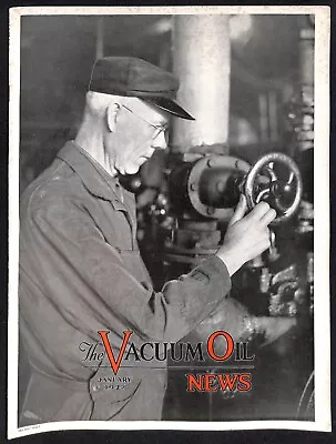 Vacuum Oil News Mobiloil Mobil Oil Gargoyle January 1927 16pp. VGC Scarce • $29.99