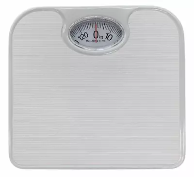 130kg Mechanical Bathroom Scales Weight Checker Kilo Kg Kilograms - White • $44.95