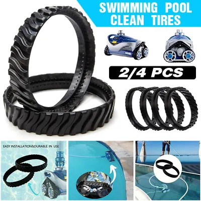 2/4Pcs For Zodiac MX8 MX6 Baracuda R0526100 Pool Cleaner AU Tracks Tyres Wheel • $14.44