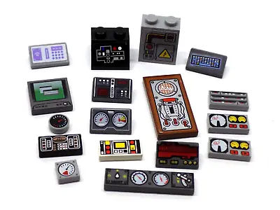 LEGO Lot Control Panel Remote Radar Gauge Tile Brick Stickered/Printed (LSS1256) • $22.50